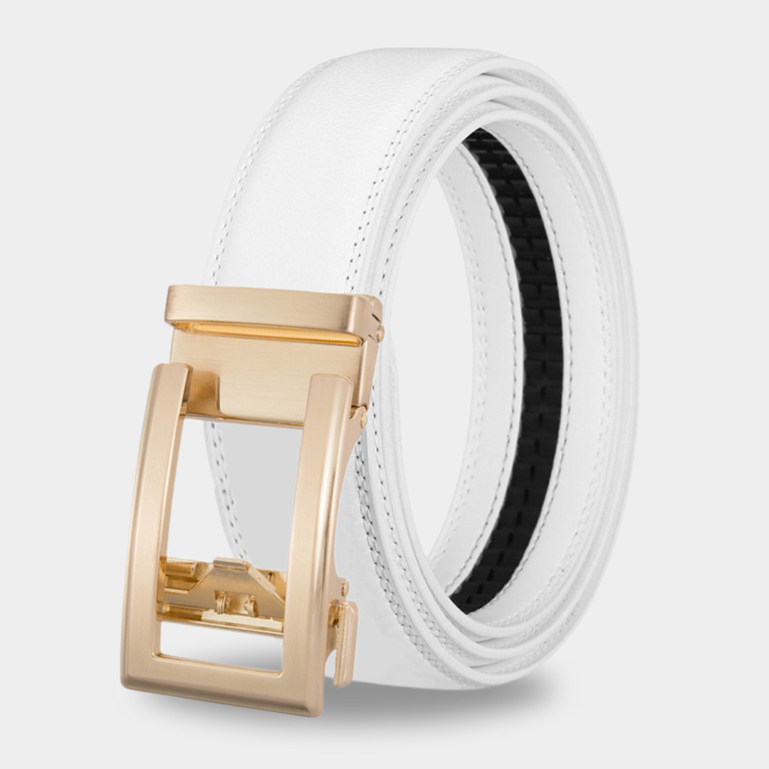 CEINTURE QUIXOLIA : Ceinture en cuir automatique Easy-Click pour femme + BOÎTE CADEAU OFFERTE